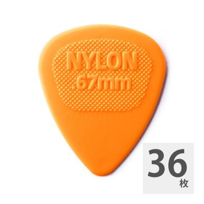 JIM DUNLOP 443R NYLON MIDI STD 0.67 ギターピック×36枚