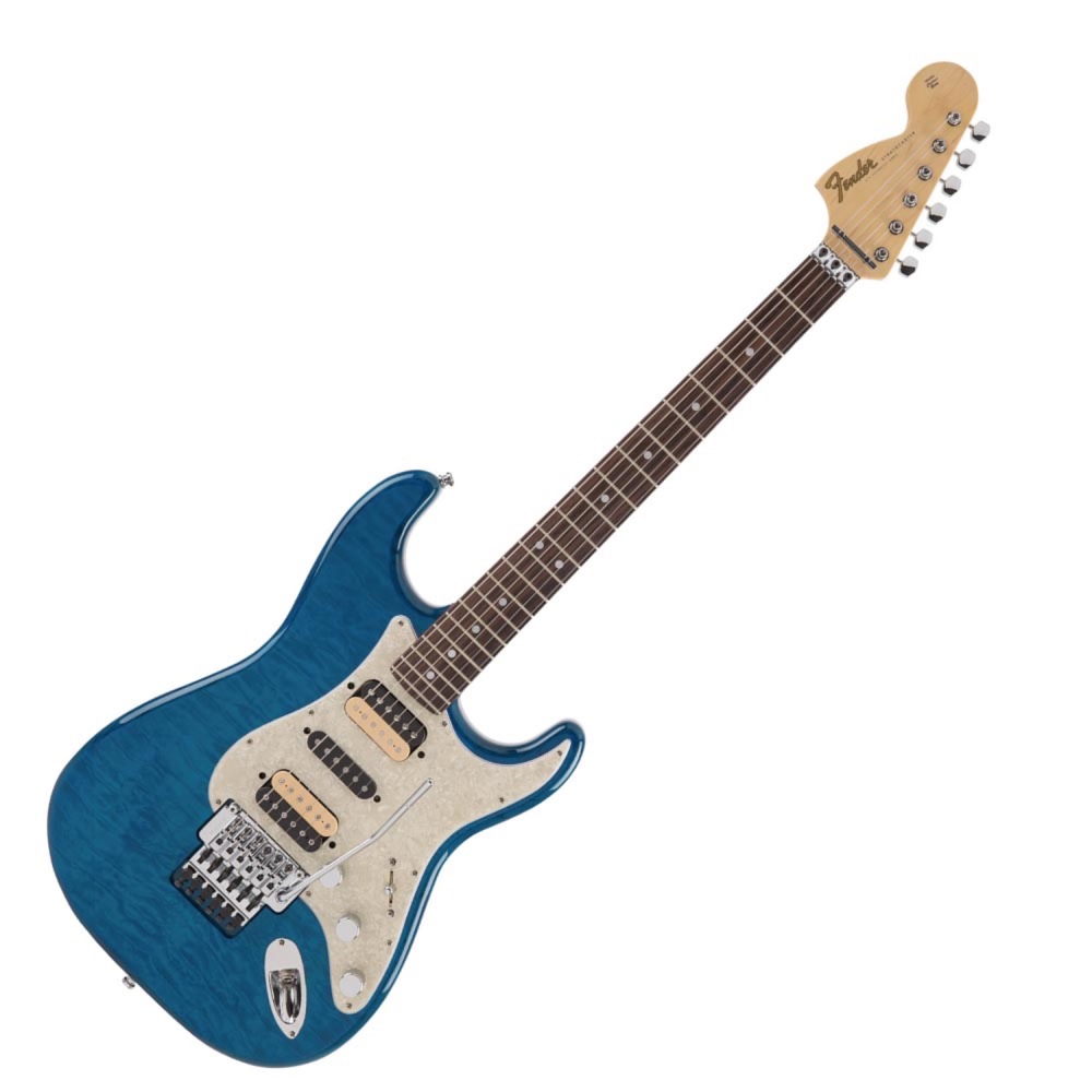 フェンダー Fender Michiya Haruhata Stratocaster RW Caribbean Blue Trans エレキギター
