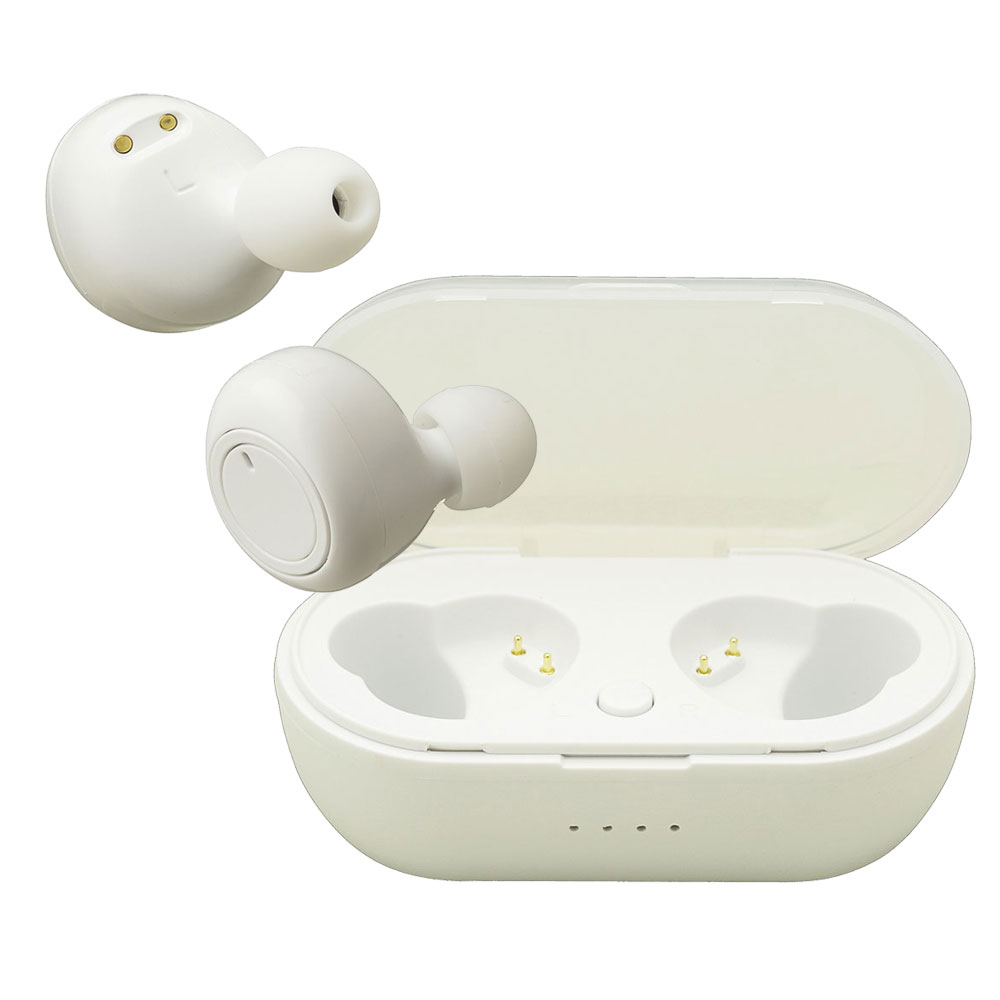 たのしいかいしゃ terra トゥルーワイヤレスイヤホン クオーツホワイト TA-TE01TW QWH通販セール状況　外国語　翻訳　通訳　通販