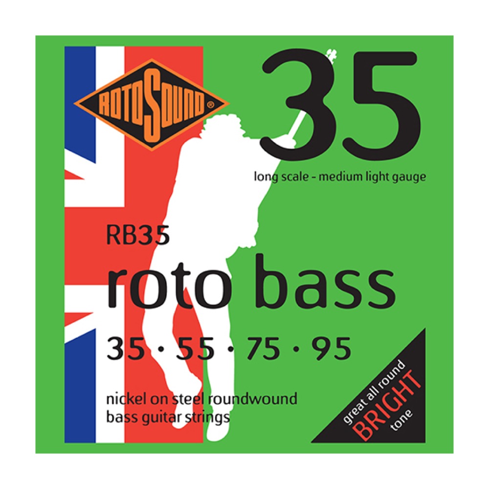 ROTOSOUND RB35 Roto Bass Medium Light 35-95 LONG SCALE エレキベース弦