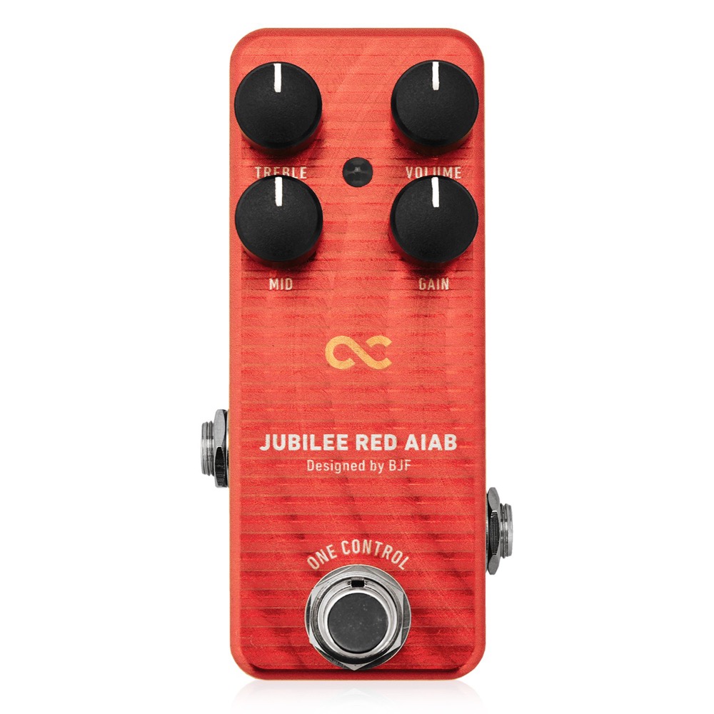 ワンコントロール One Control JUBILEE RED AIAB ディストーション ギターエフェクター