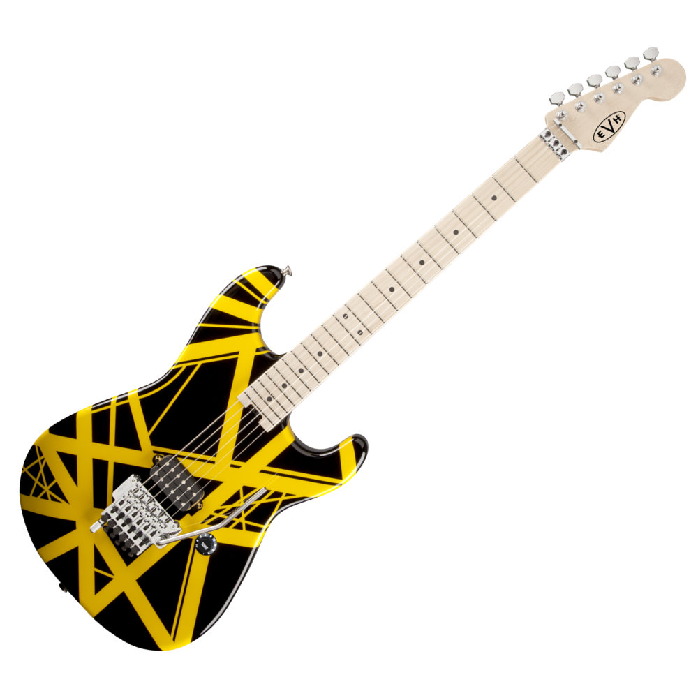 EVH イーブイエイチ Striped Series Black with Yellow Stripes エレキギター