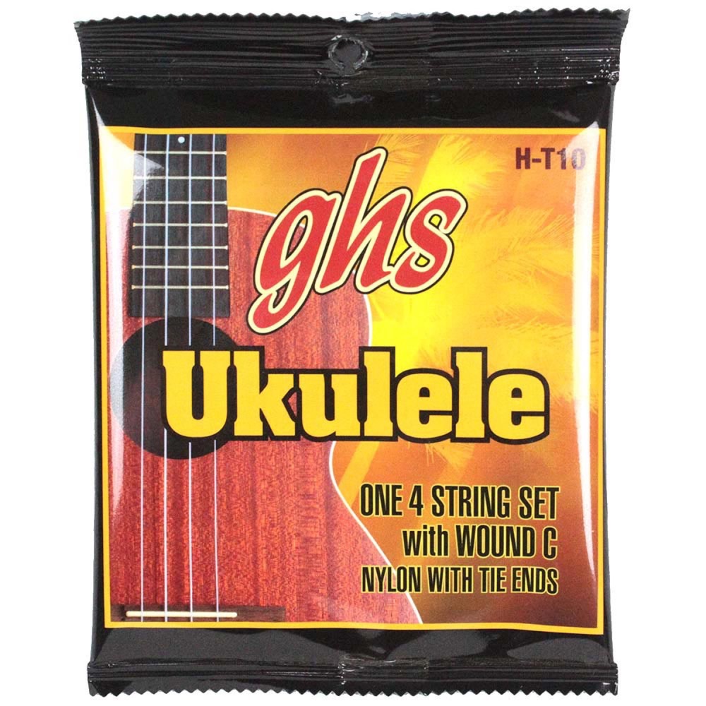 ウクレレ 弦 GHS H-T10/Hawaiian Tenor Ukulele Black Nylon