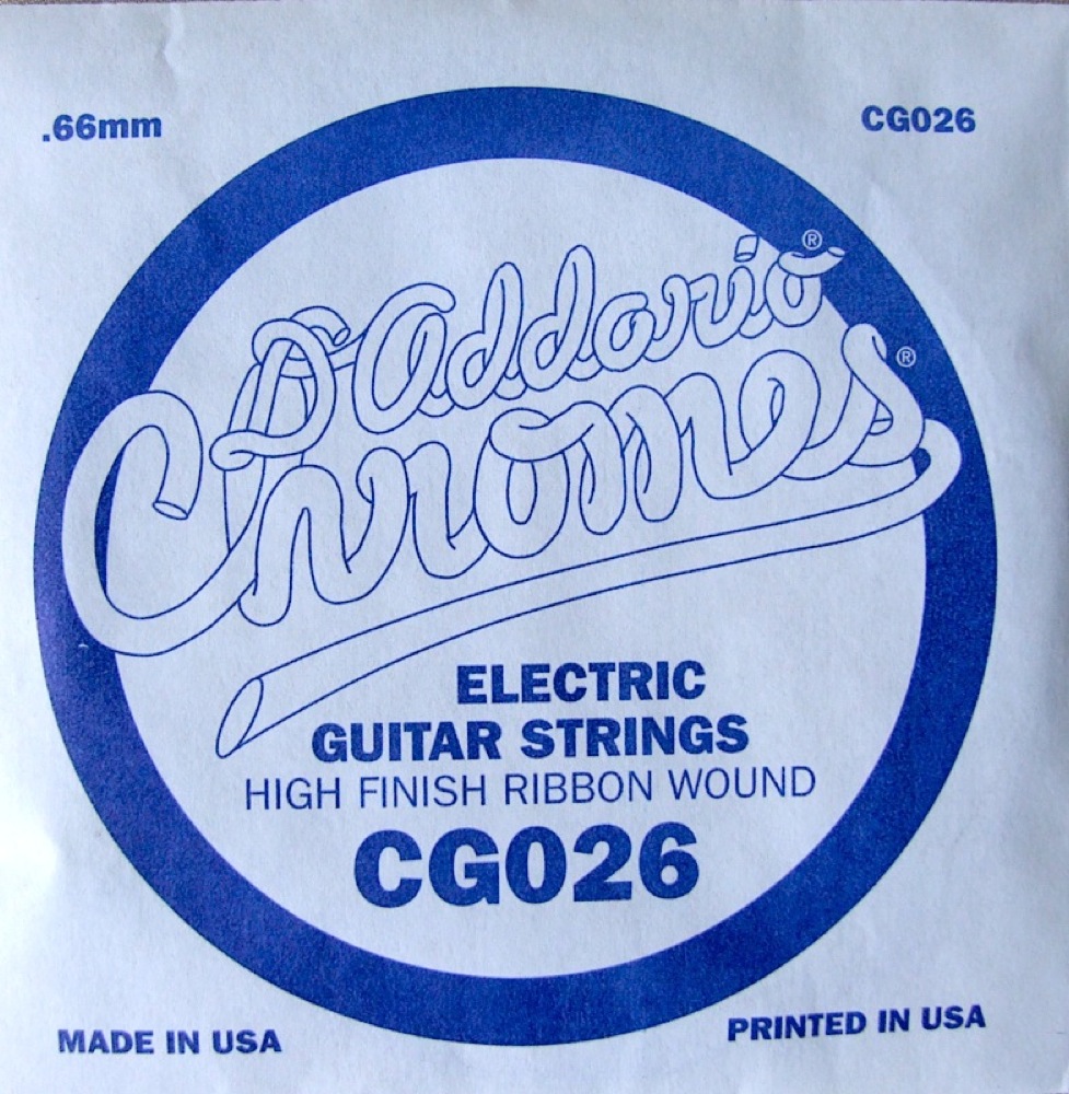 ダダリオ D'Addario CG026 Chromes Flat Wound バラ弦