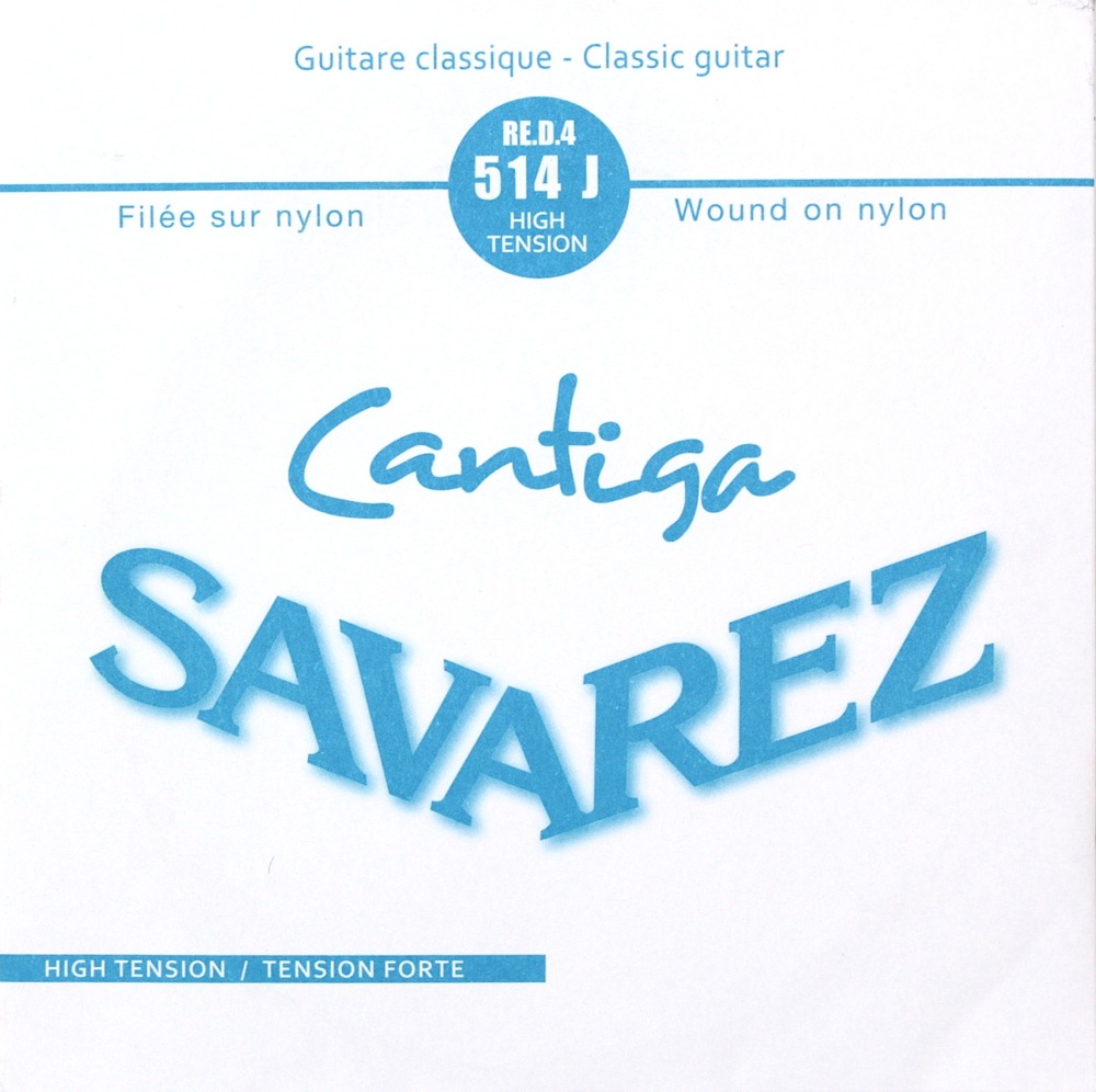 サバレス 弦 バラ弦 4弦 SAVAREZ CANTIGA 514J 4th カンティーガ クラシックギター バラ弦 ハイテンション