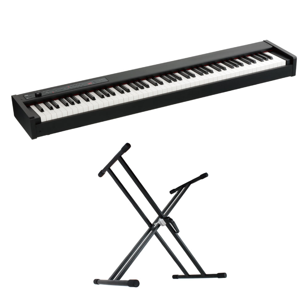 コルグ KORG D1 DIGITAL PIANO 電子ピアノ X型スタンド 2点セット