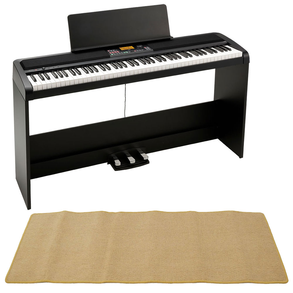 コルグ XE20SP DIGITAL ENSEMBLE PIANO 電子ピアノ スタンド ペダル ピアノマット(クリーム)付きセット