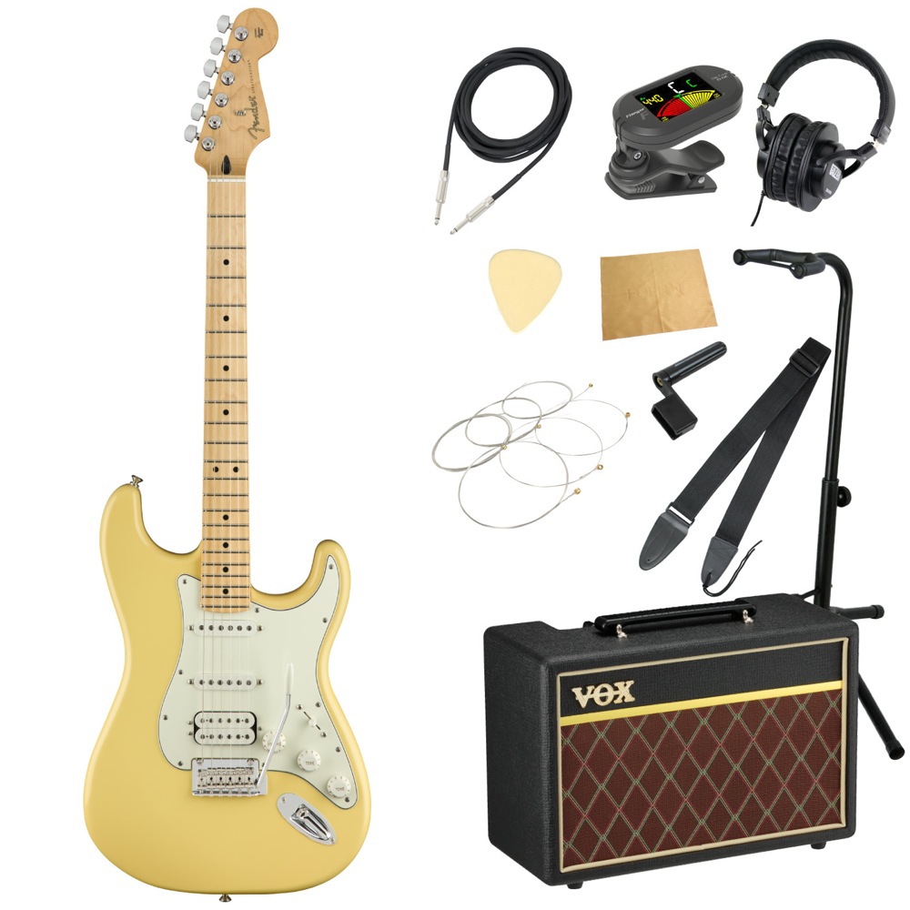Fender Player Stratocaster MN BCR フェンダー エレキギター VOXアンプ付き 入門11点 初心者セット