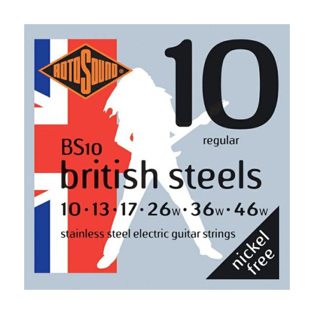 ROTOSOUND BS10 British Steels Regular 10-46 エレキギター弦×6セット