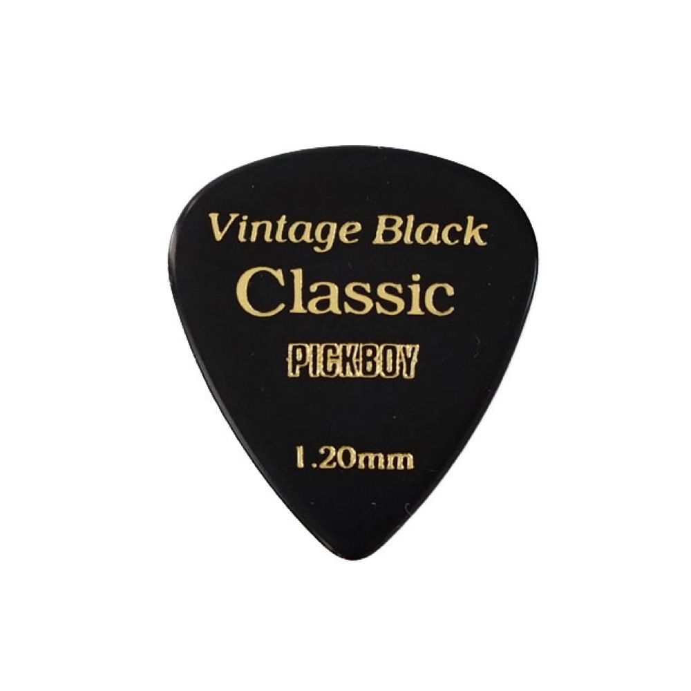 PICKBOY GP-07/120 Vintage Classic Black 1.20mm ギターピック×10枚