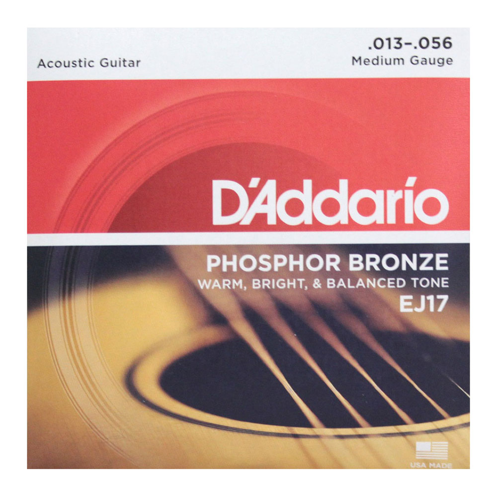 ダダリオ D'Addario EJ17/Phosphor Bronze/Medium×10SET アコースティックギター弦
