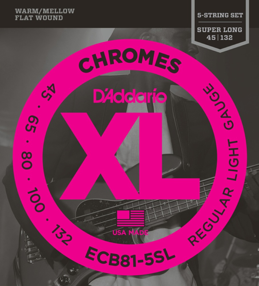D'Addario ECB81-5SL 5st/S.Long 045-132 ベース弦