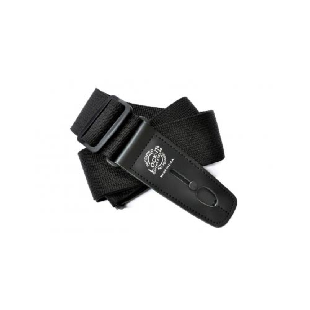 LOCK-IT STRAP LIS 001 P2-BLK ロック機構付きギターストラップ