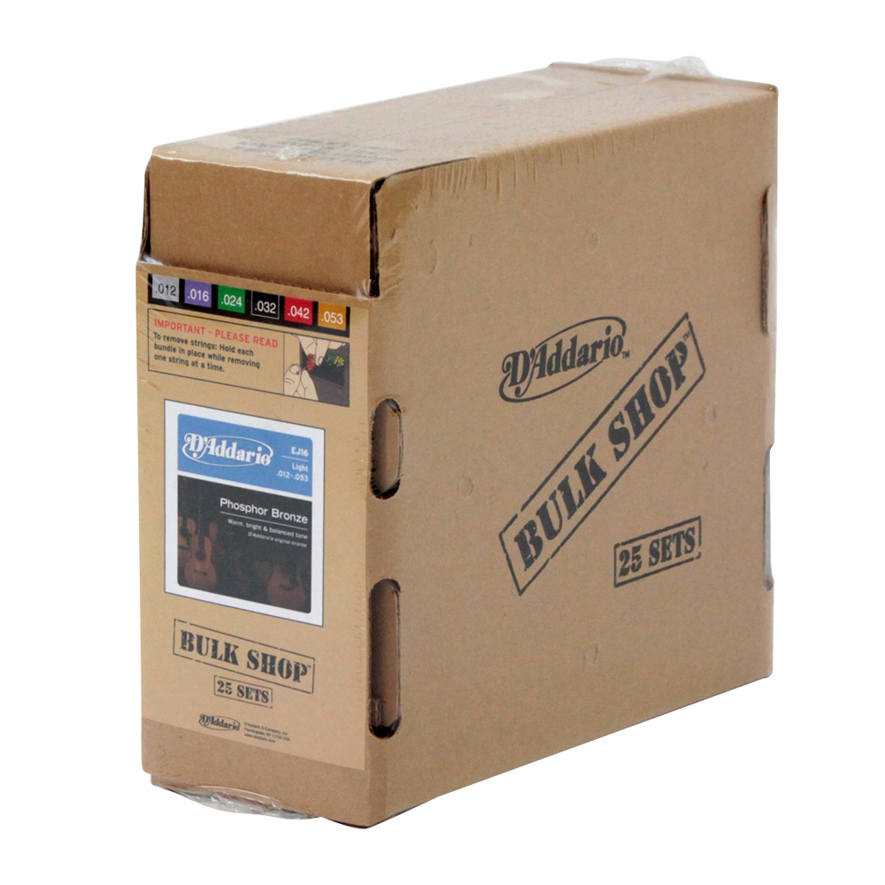 D'Addario EJ16-B25 Light 012-053 アコースティックギター弦