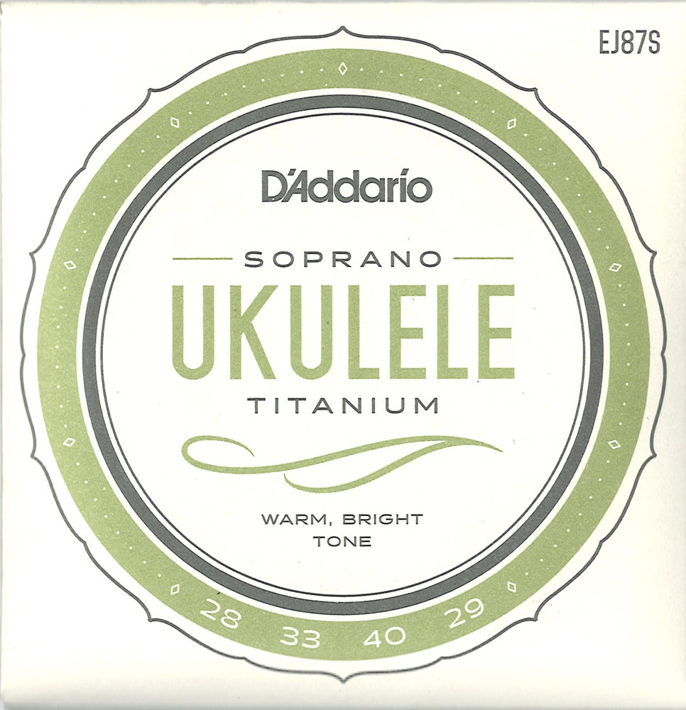 D’Addario EJ87S Titanium Ukulele Soprano ソプラノウクレレ弦