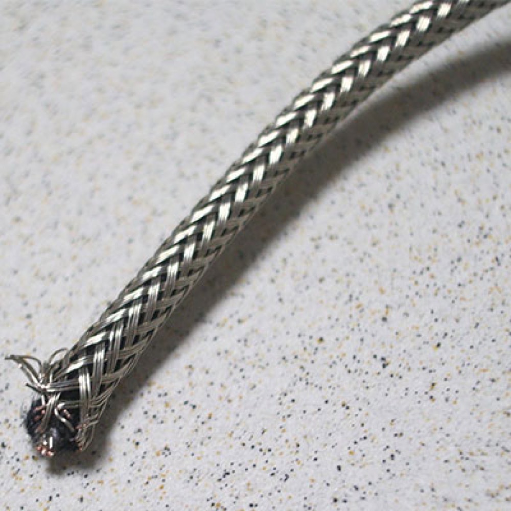 Montreux Vintage braided wire 1M No.1011 配線材 断面画像