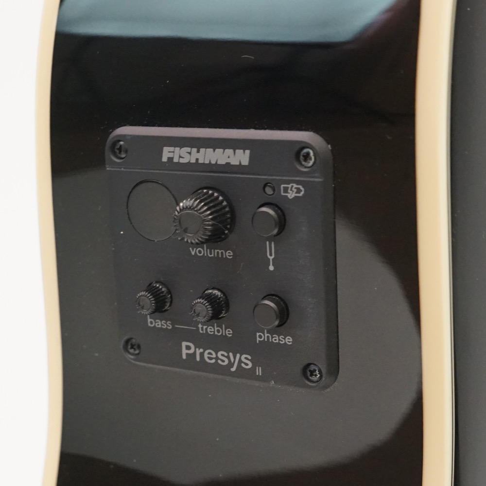 Epiphone AJ-220SCE EB エレクトリックアコースティックギター プリアンプ部画像