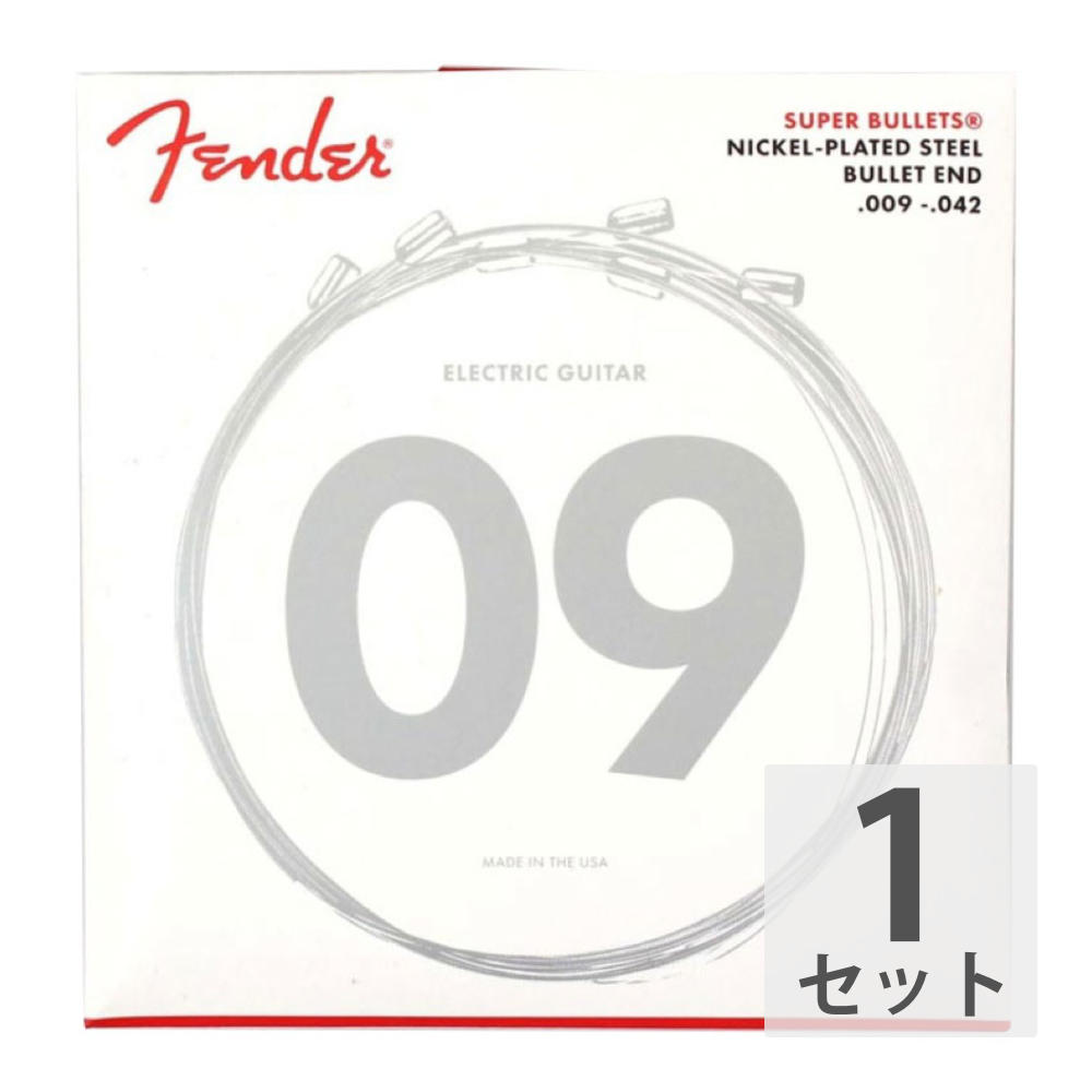Fender Super Bullets Nickel-Plated Steel 3250L 9-42 エレキギター弦