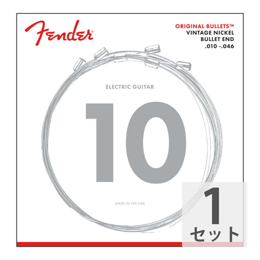 Fender Pure Nickel Bullet End 3150R 10-46 エレキギター弦