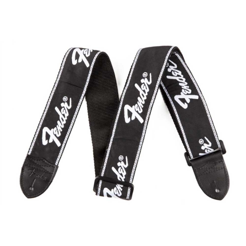 Fender Running Logo Strap Black ギターストラップ