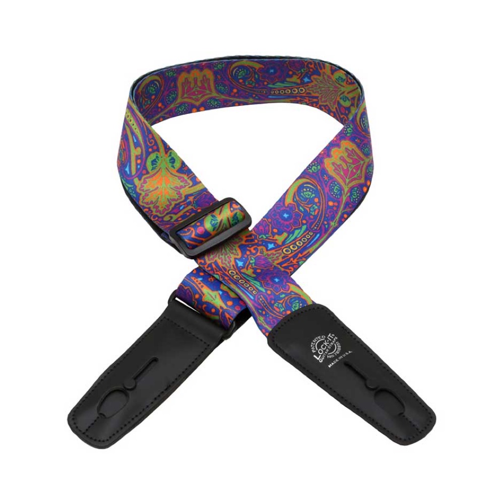 LOCK-IT STRAP BLUE JOURNEY ロック機構付きギターストラップ