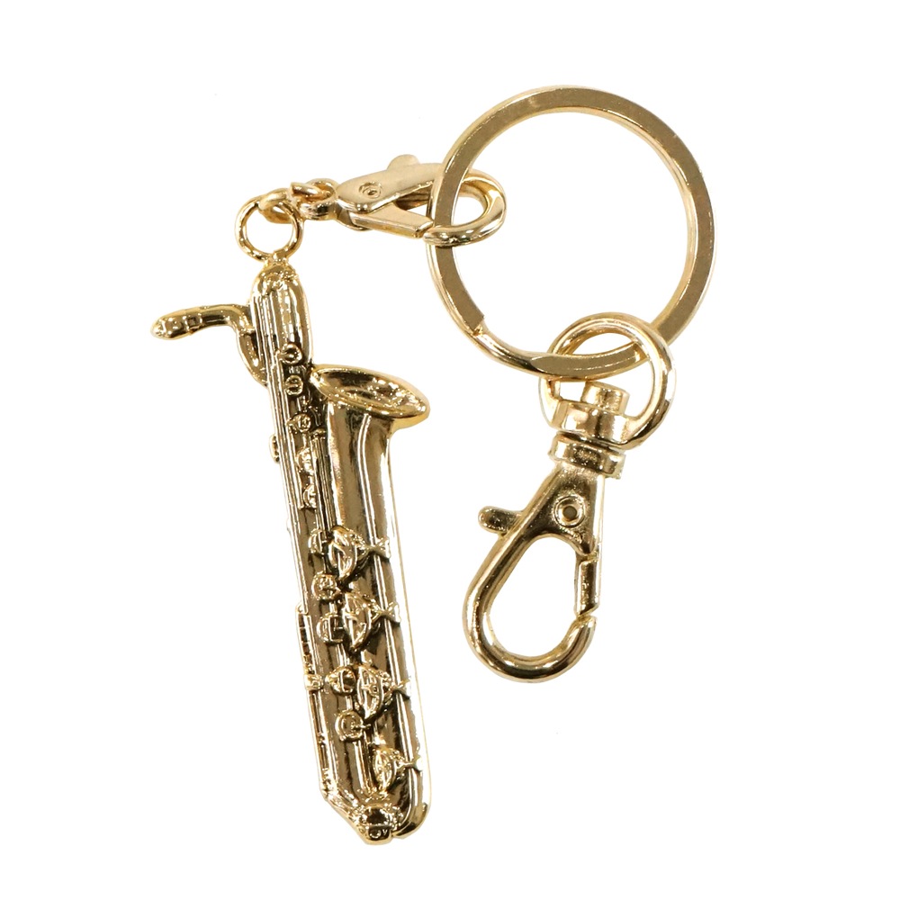 NAKANO MM120KHBSXG ブラスバンドキーホルダー バリトンサックス ゴールド
