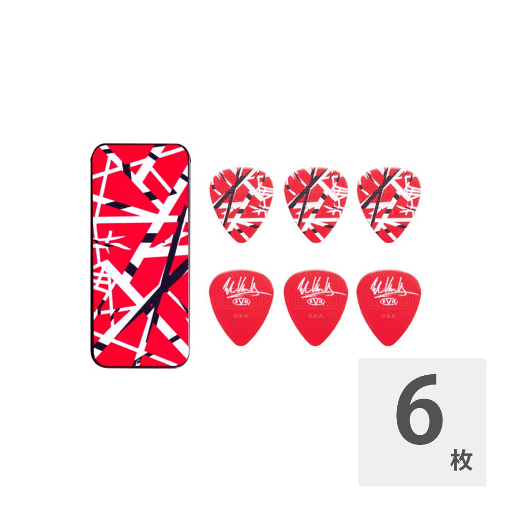 JIM DUNLOP EVHPT02 EVH Frankenstein Pick Tin 0.60 ピックケース付きピック