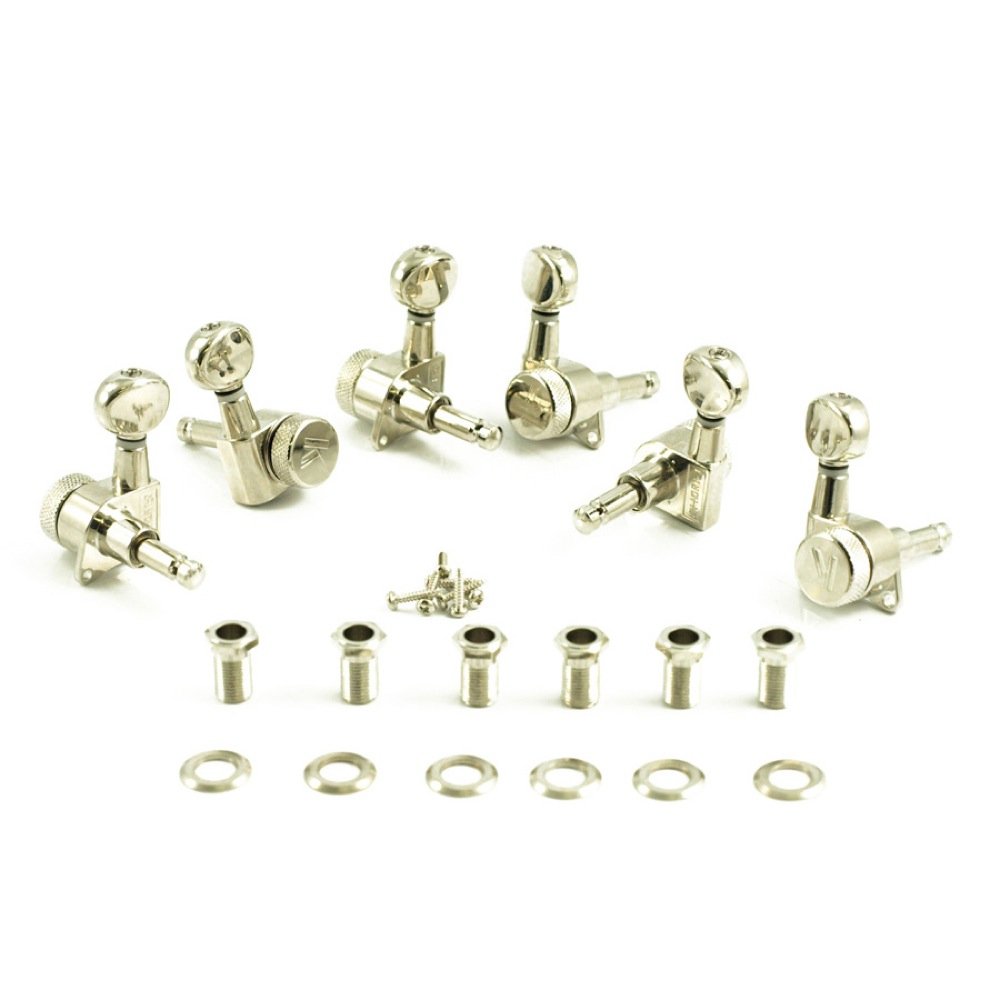 KLUSON 6 in Line/MB/Nickel/Locking ギターペグ
