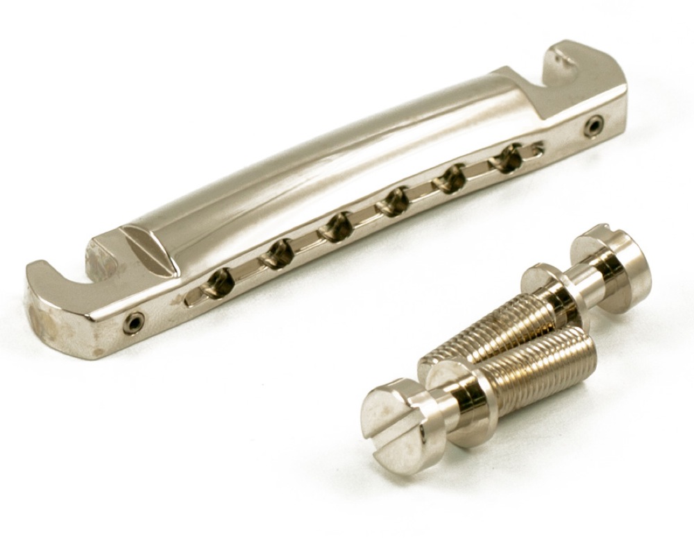 KLUSON VINTAGE LIGHTWEIGHT ALUMINIUM WRAPAROUND STOP BAR/Nickel ブリッジ