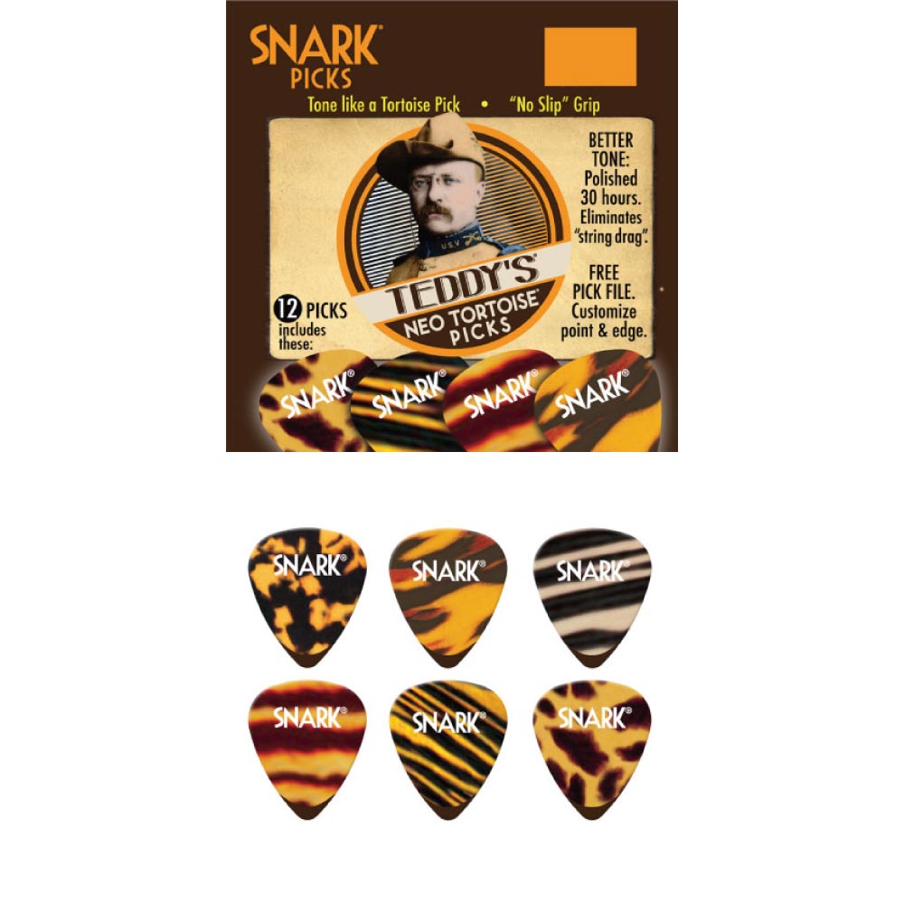 SNARK 107NT Neo Tortoise 1.07mm HEAVY ギターピック 12枚入