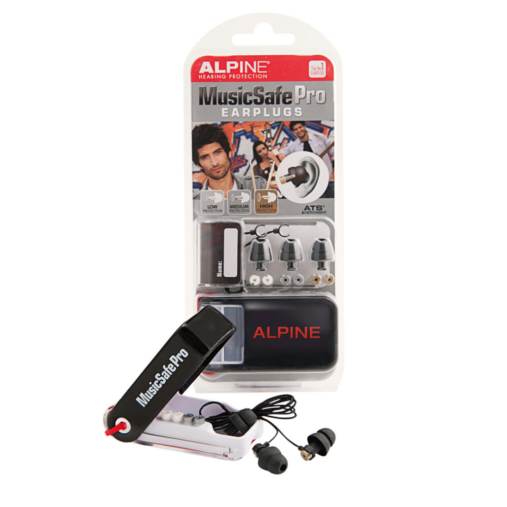 ALPINE HEARING PROTECTION MusicSafe Pro Black イヤープラグ 耳栓