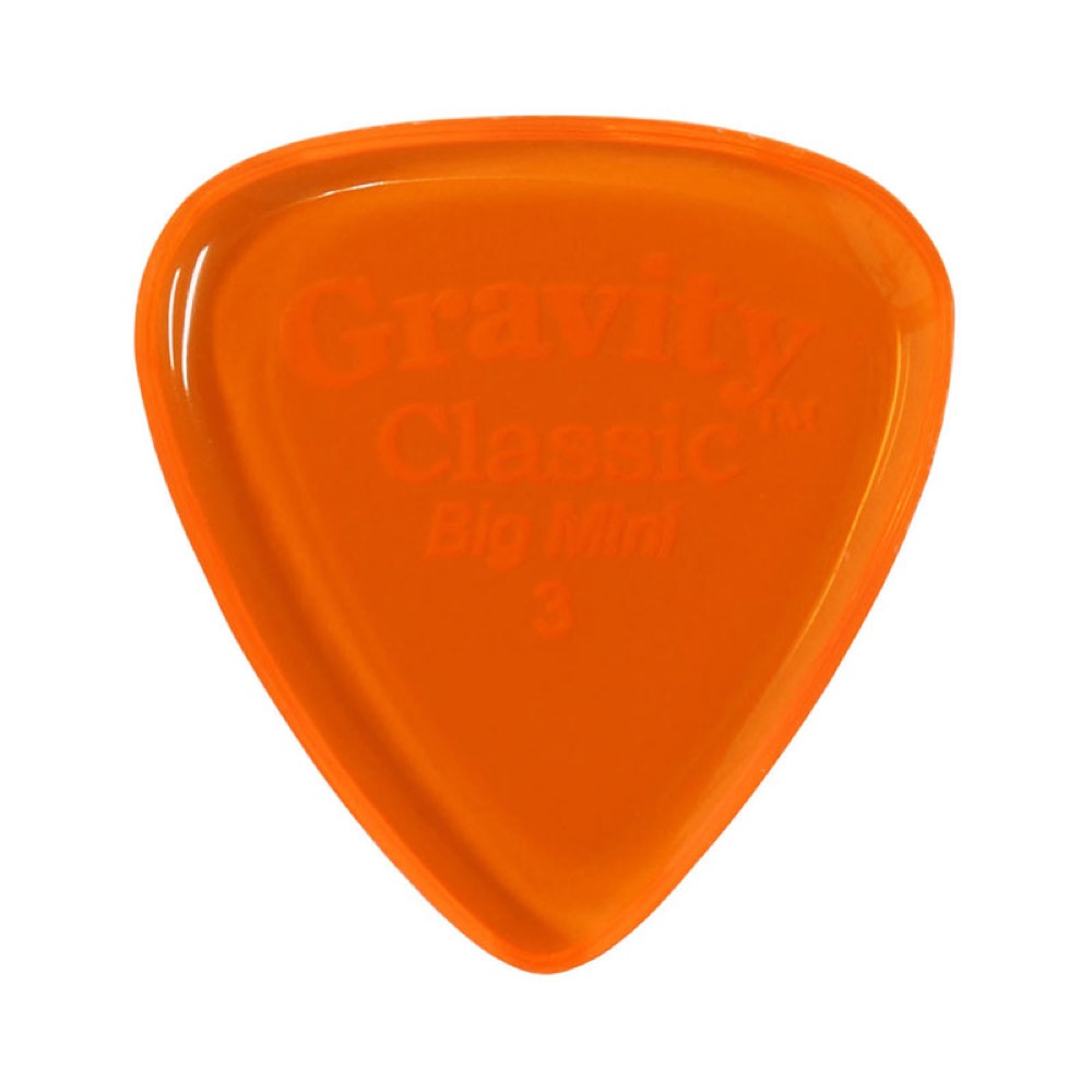 GRAVITY GUITAR PICKS Classic -Big Mini- GCLB3P 3.0mm Orange ギターピック