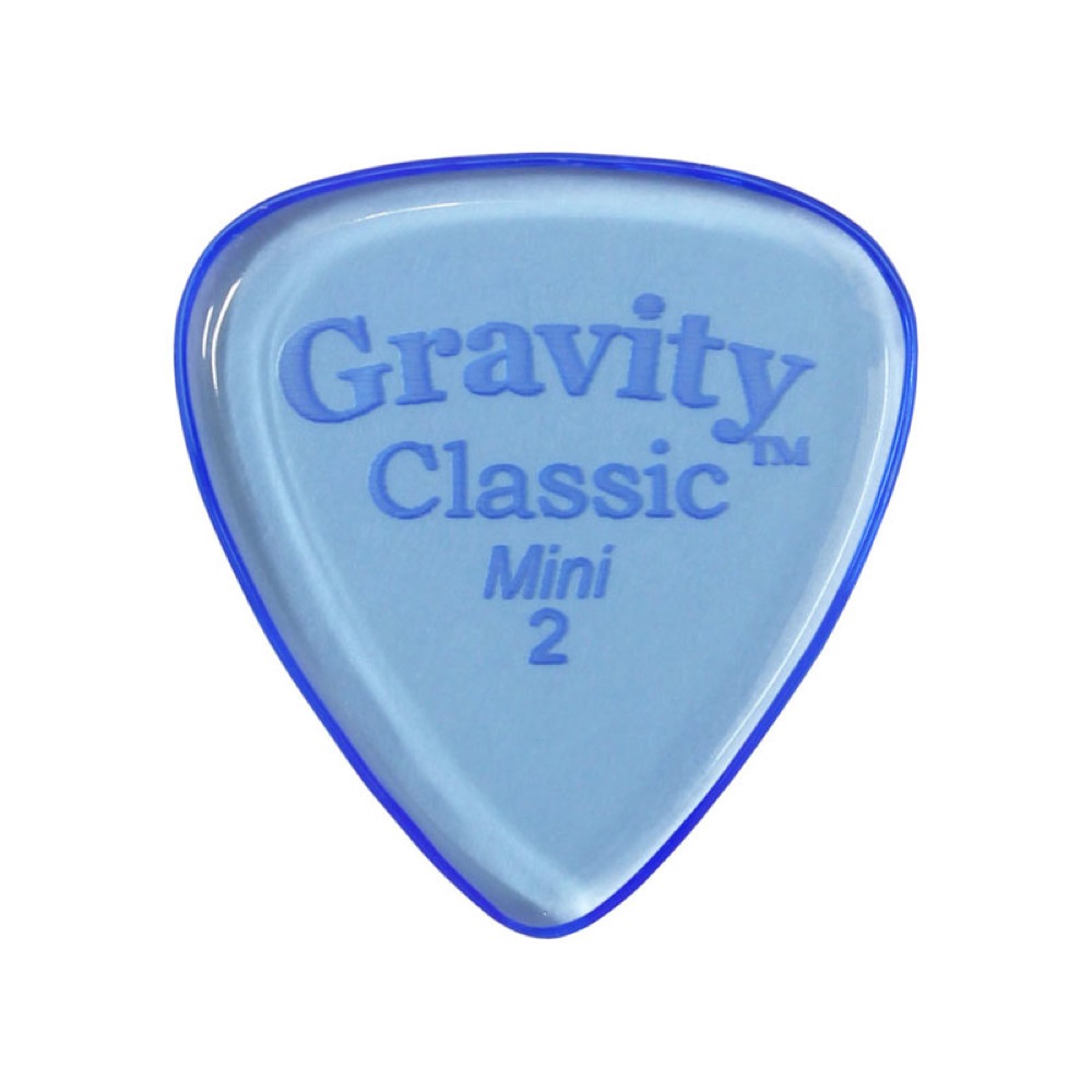 GRAVITY GUITAR PICKS Classic -Mini- GCLM2P 2.0mm Blue ギターピック