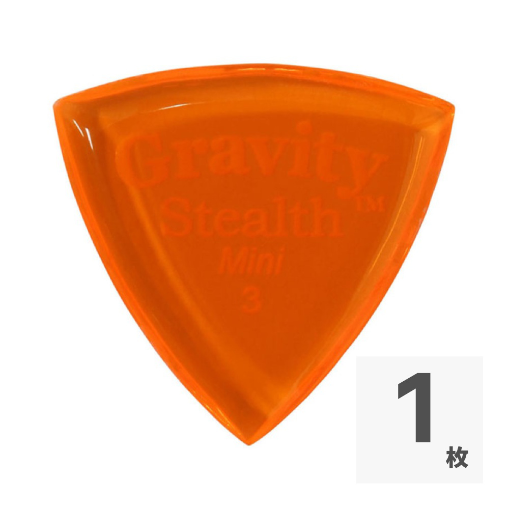 GRAVITY GUITAR PICKS Stealth -Mini- GSSM3P 3.0mm Orange ピック