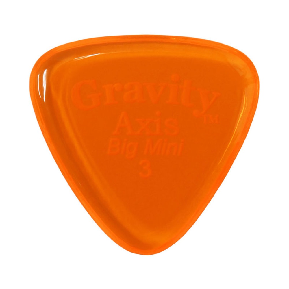 GRAVITY GUITAR PICKS Axis -Big Mini- GAXB3P 3.0mm Orange ピック