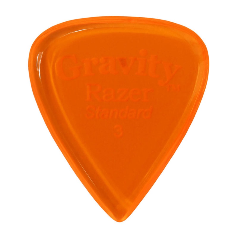 GRAVITY GUITAR PICKS Razer -Standard- GRAS3P 3.0mm Orange ギターピック