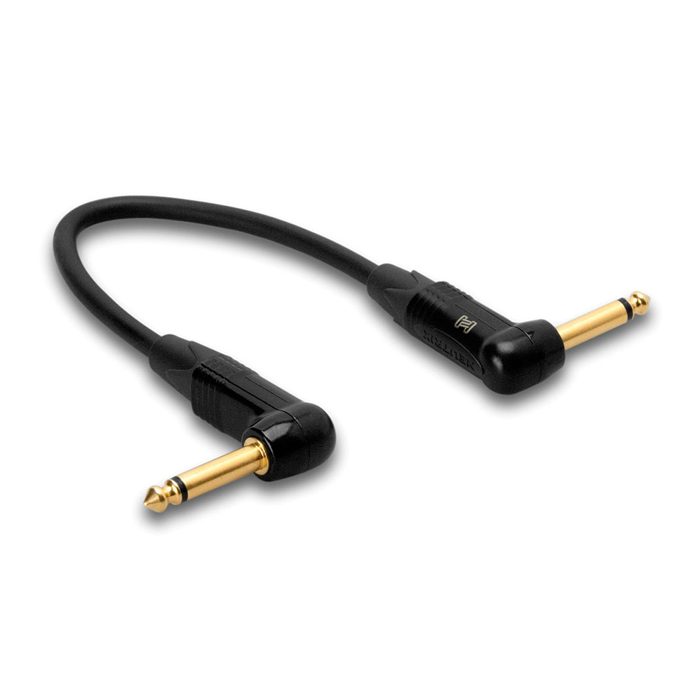 Hosa CGK-000.5RR 15cm LL ノイトリックプラグ パッチケーブル