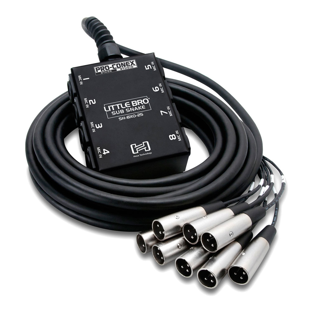 Hosa SH-8X0-50 15m 一体型ライブ用マルチケーブル