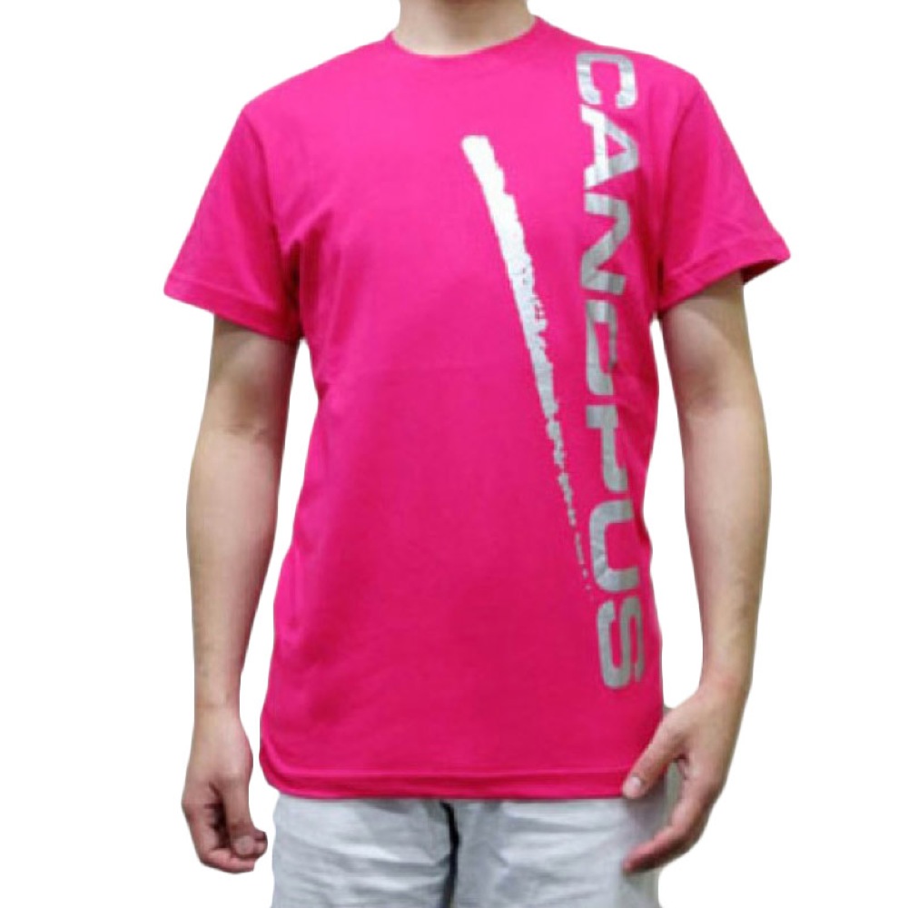CANOPUS ピンク×シルバーロゴ Mサイズ Tシャツ