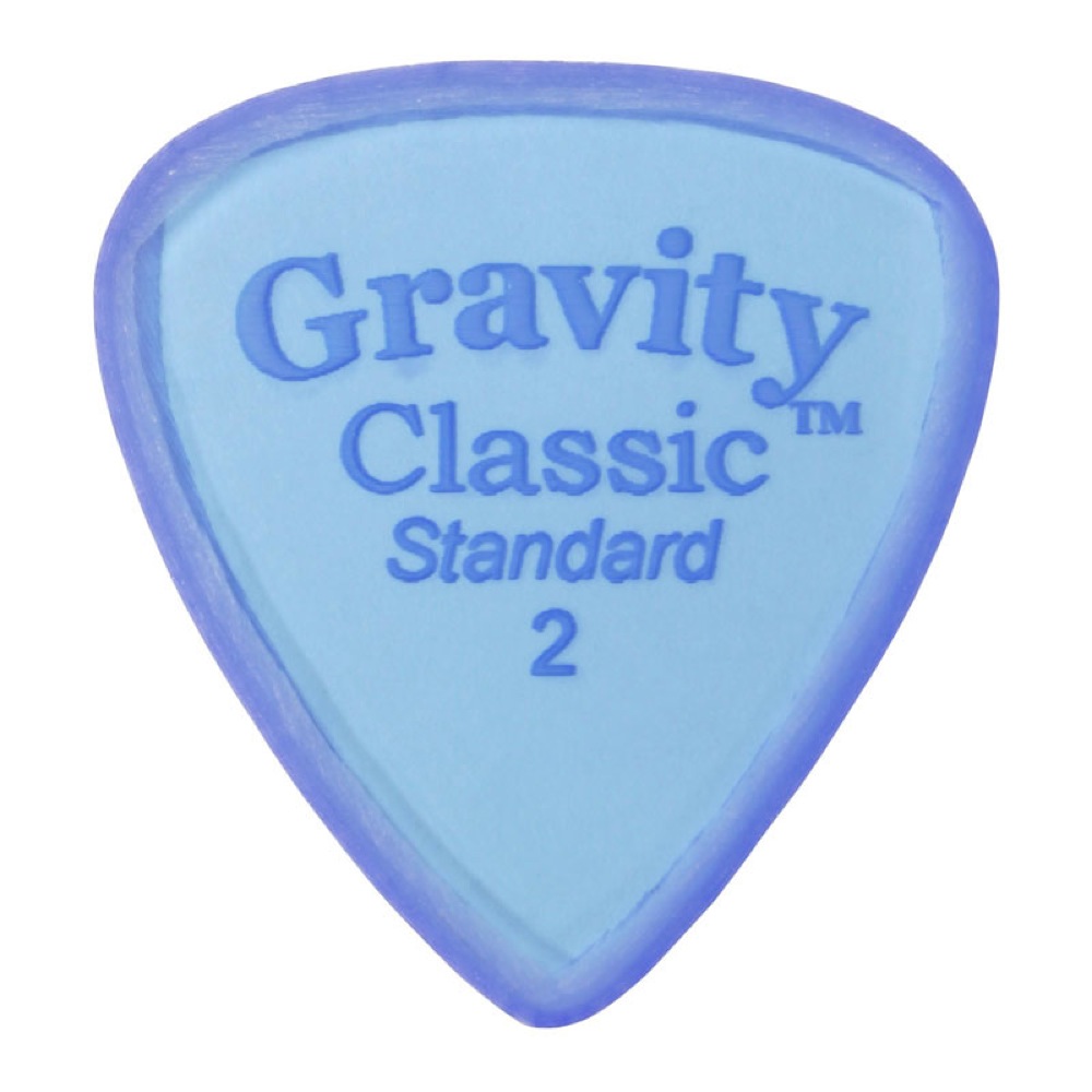 GRAVITY GUITAR PICKS Classic -Standard Master Finish- GCLS2M 2.0mm Blue ギターピック
