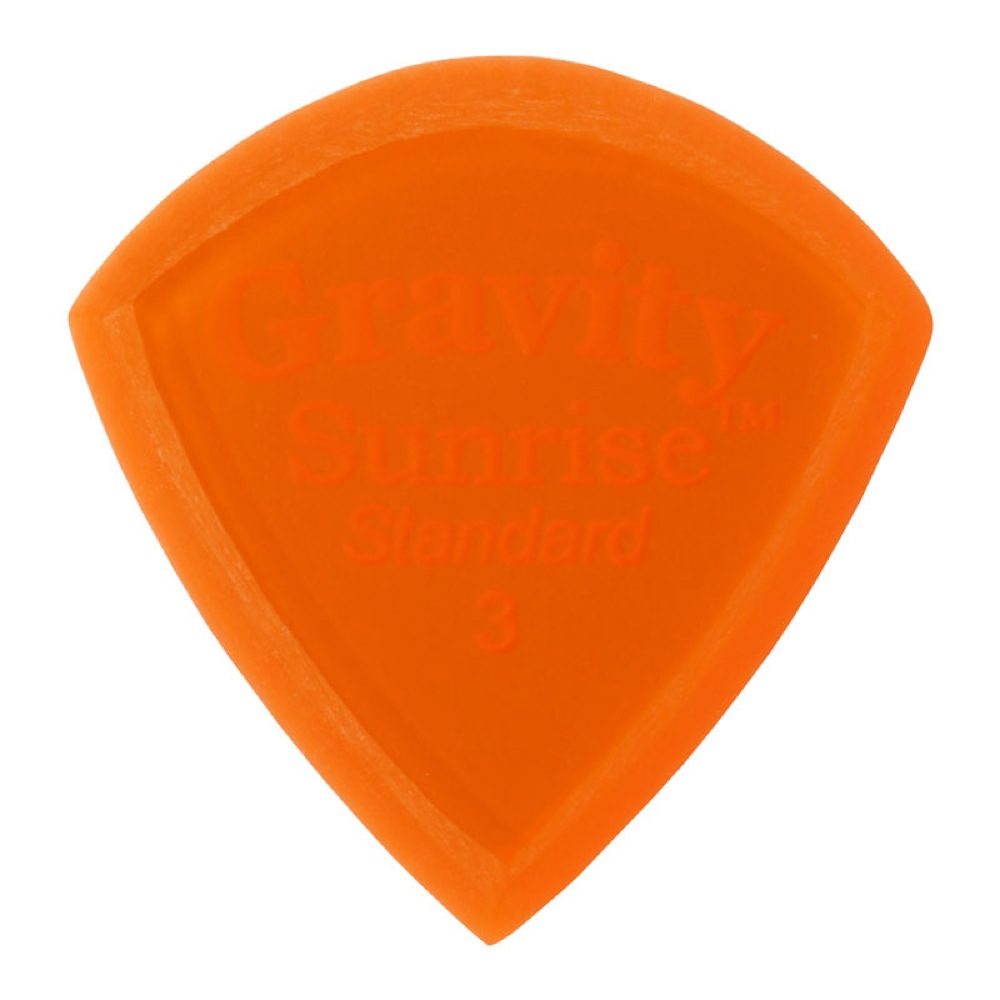 GRAVITY GUITAR PICKS Sunrise -Standard Master Finish- GSUS3M 3.0mm Orange ピック
