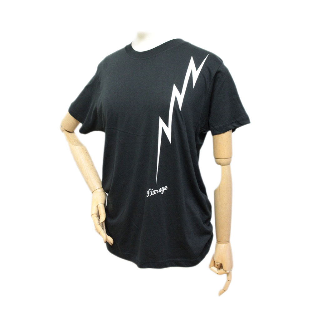 Liar Eye LIGHTING T-shirt BLK S Tシャツ