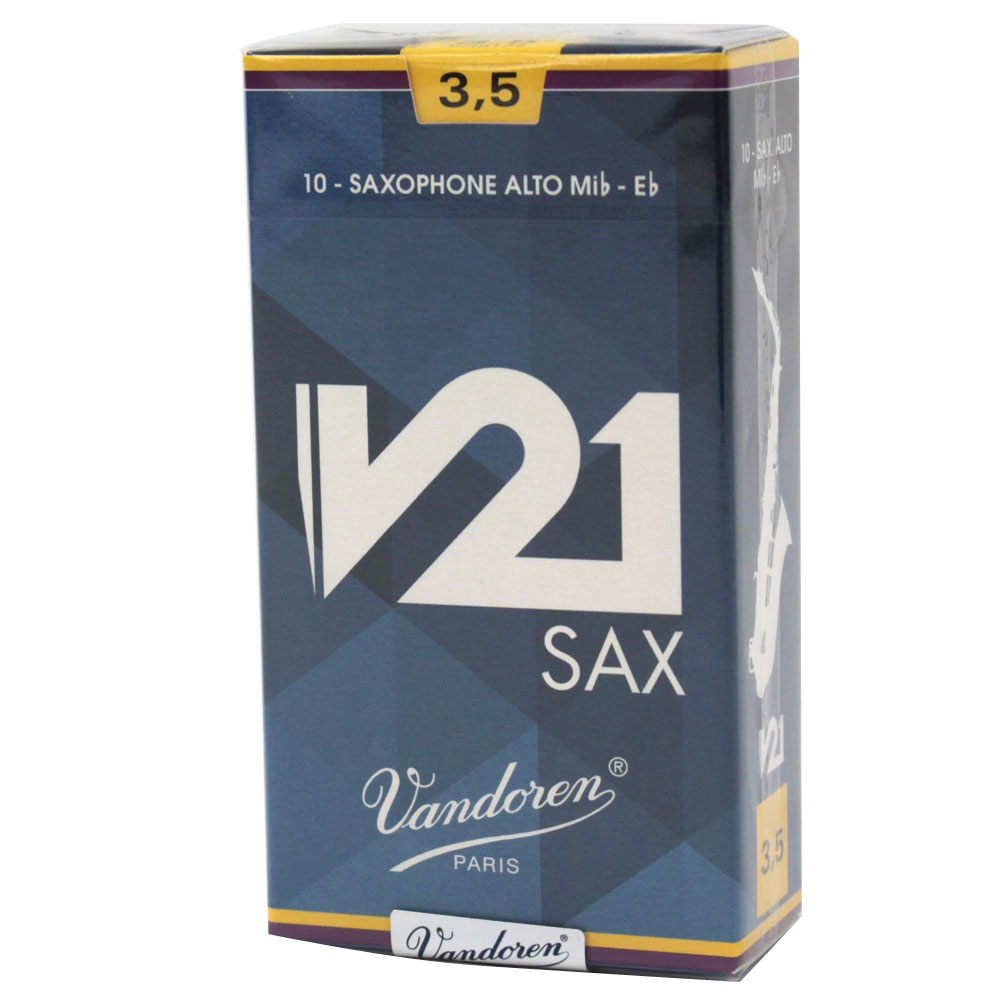 Vandoren V21 アルトサックスリード 10枚入り [3.5]