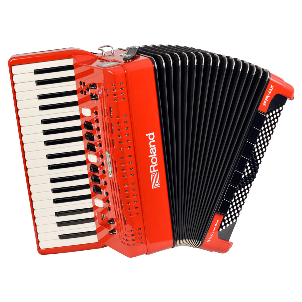 Roland FR-4X RD V-Accordion レッド デジタルアコーディオン ピアノ鍵盤タイプ