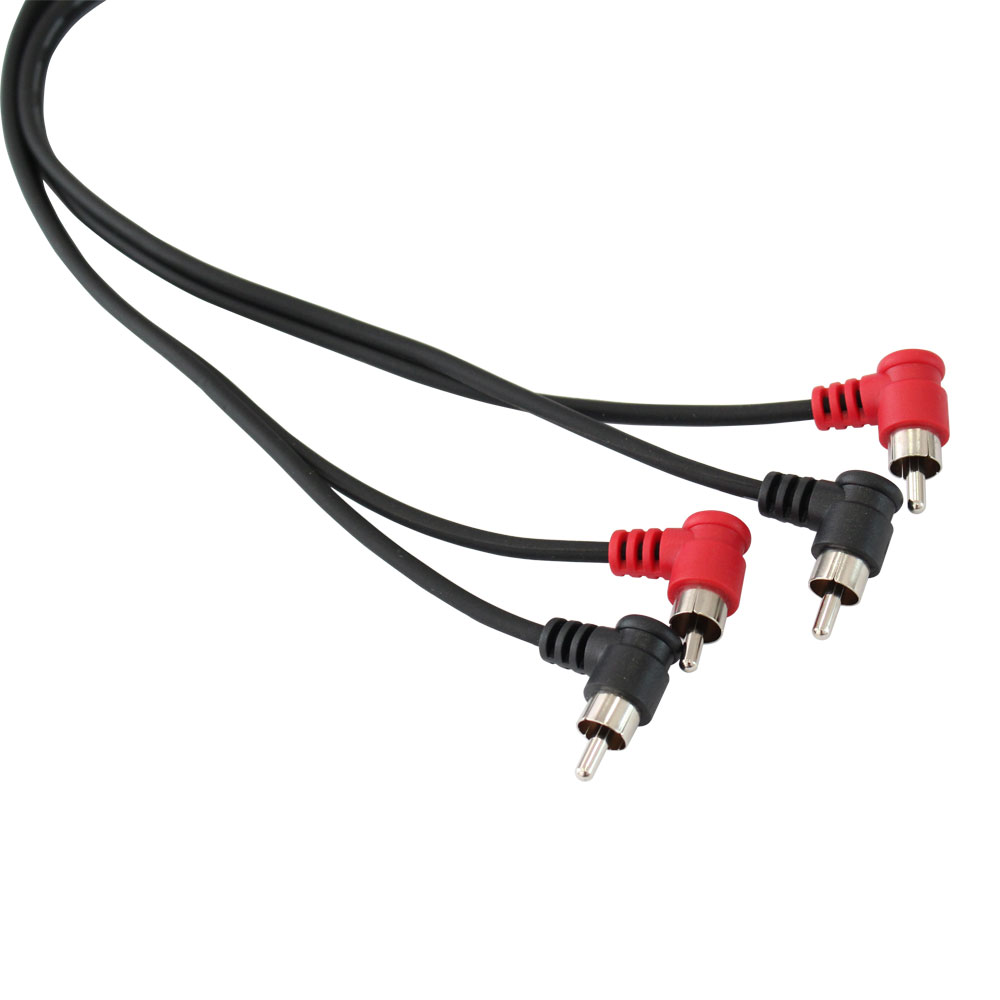 Hosa CRA-202RR 2m L型RCAオスx2-L型RCAオスx2 オーディオケーブル