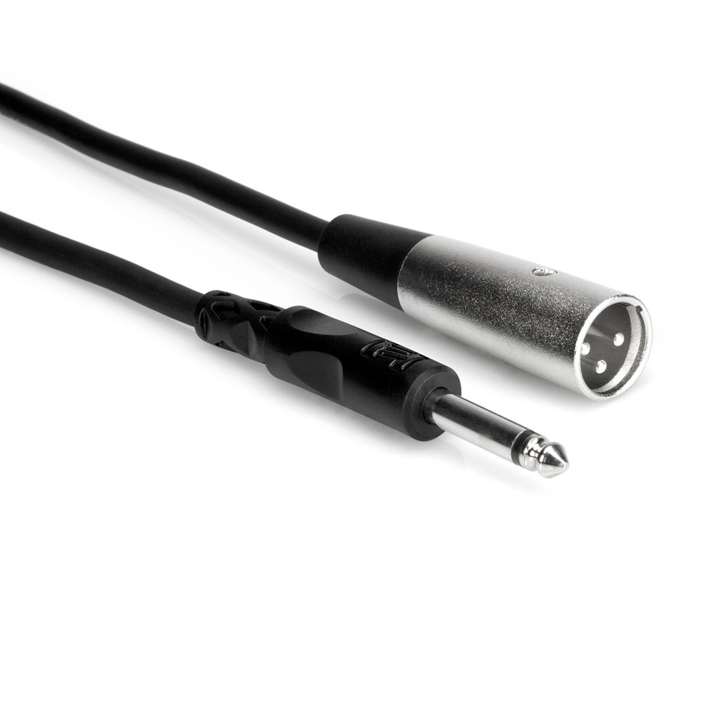 Hosa PXM-105 1.5m モノラルフォンオス-XLRキャノンオス オーディオケーブル