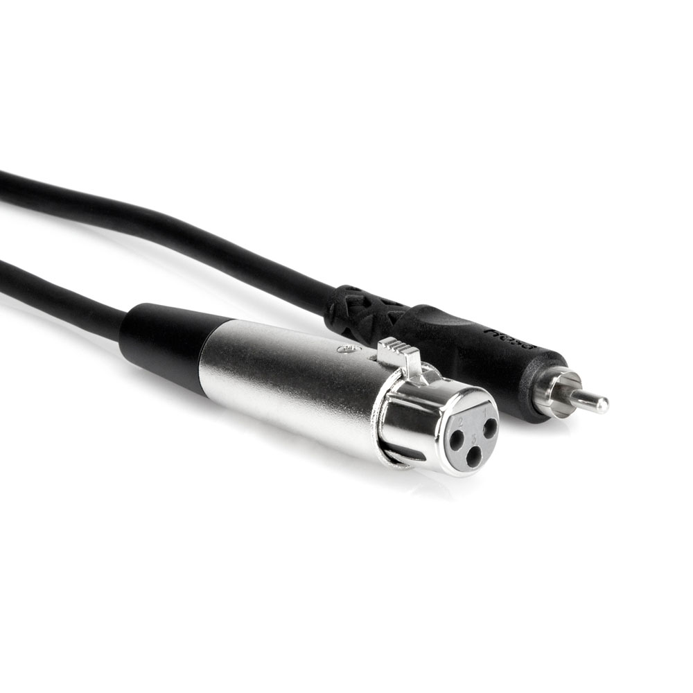 Hosa XRF-110 3m XLRキャノンメス-RCAオス オーディオケーブル