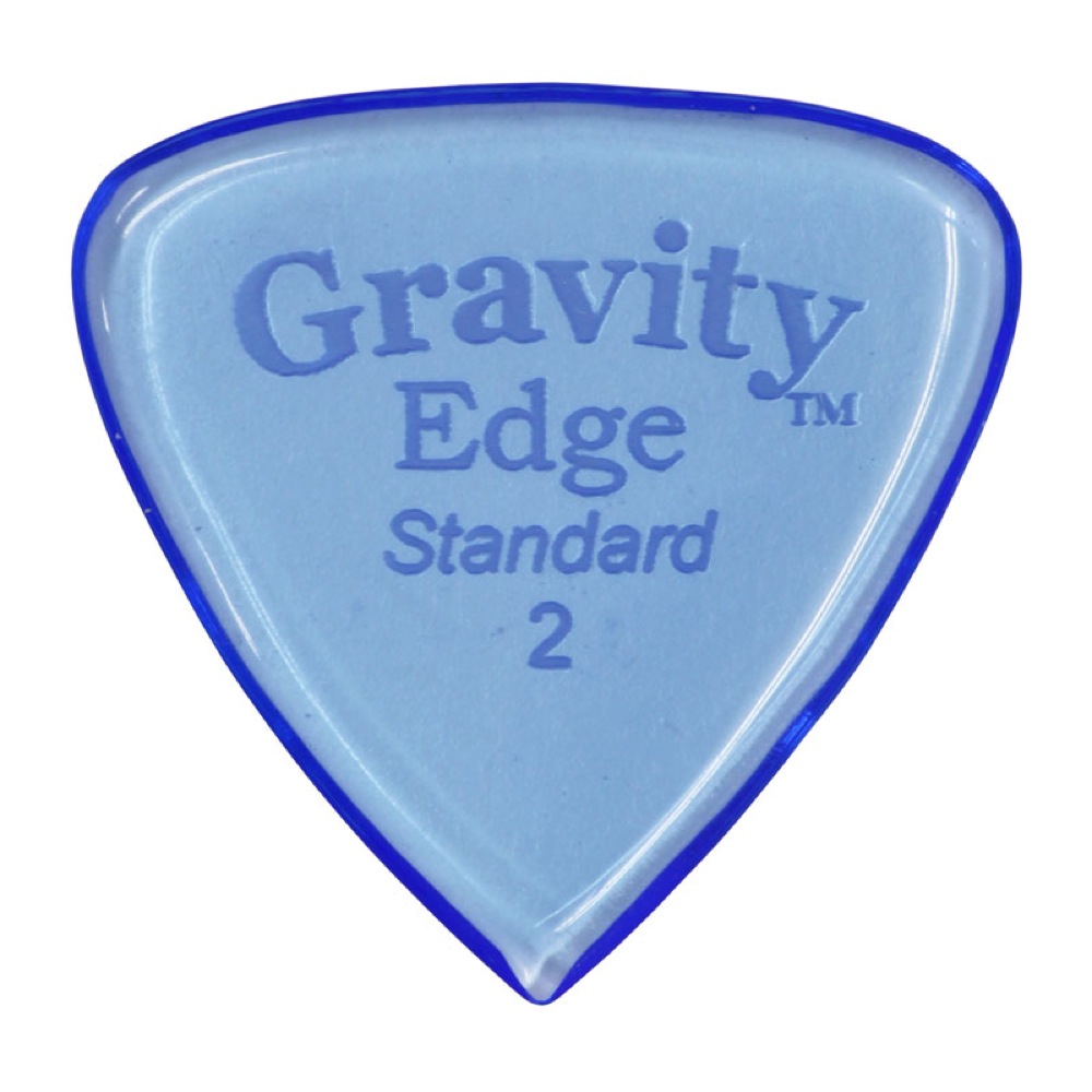 GRAVITY GUITAR PICKS Edge -Standard- GEES2P 2.0mm Blue ギターピック