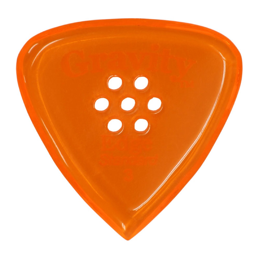 GRAVITY GUITAR PICKS Edge -Standard Multi-Hole- GEES3PM 3.0mm Orange ピック