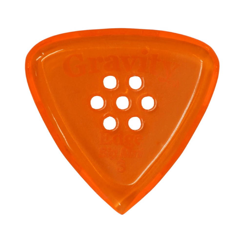 GRAVITY GUITAR PICKS Edge -Big Mini Multi-Hole- GEEB3PM 3.0mm Orange ピック
